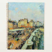 Pont Neuf, vanmiddag, Sunlight Camille Pissarro Planner (Voorkant)