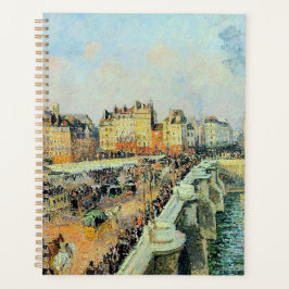 Pont Neuf, vanmiddag, Sunlight Camille Pissarro Planner