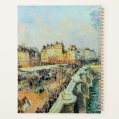 Pont Neuf, vanmiddag, Sunlight Camille Pissarro Planner (Achterkant)