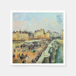 Pont Neuf, vanmiddag, Sunlight Camille Pissarro Servet