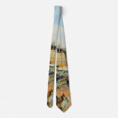 Pont Neuf, vanmiddag, Sunlight Camille Pissarro Stropdas (Achterkant)