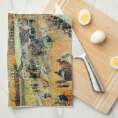 Pont Neuf, vanmiddag, Sunlight Camille Pissarro Theedoek (Quarter Fold)