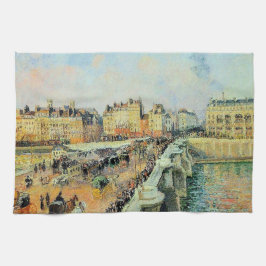 Pont Neuf, vanmiddag, Sunlight Camille Pissarro Theedoek
