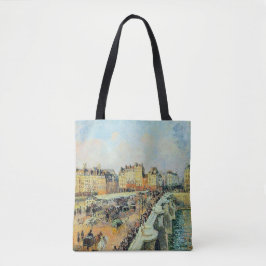 Pont Neuf, vanmiddag, Sunlight Camille Pissarro Tote Bag