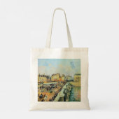 Pont Neuf, vanmiddag, Sunlight Camille Pissarro Tote Bag (Achterkant)