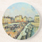 Pont Neuf, vanmiddag, Sunlight Camille Pissarro Zandsteen Onderzetter (Voorkant)