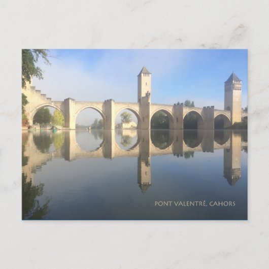 Pont Valentré, Cahor Briefkaart (Voorkant)