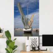 Pont y Ddraig bridge posters. Poster (Thuiskantoor)