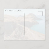 Ponta de São Lourenço Madeira Hiking Trail Briefkaart (Achterkant)