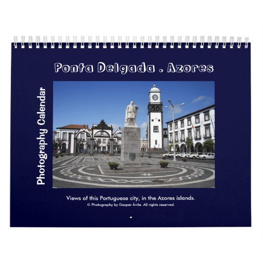 Ponta Delgada, Azoren - Agenda voor fotografie Kalender (Hoes)
