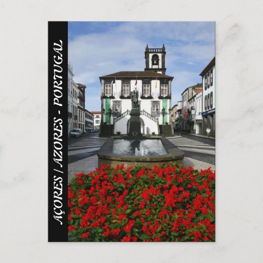 Ponta Delgada - Azoren Briefkaart (Voorkant)