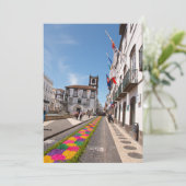 Ponta Delgada, Azoren Kaart (Staand voorkant)