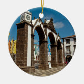 Ponta Delgada, Azoren Keramisch Ornament (Voorkant)