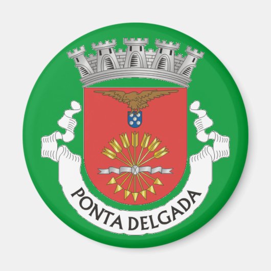 Ponta Delgada* Azoren Koelkast Magneet (Voorkant)