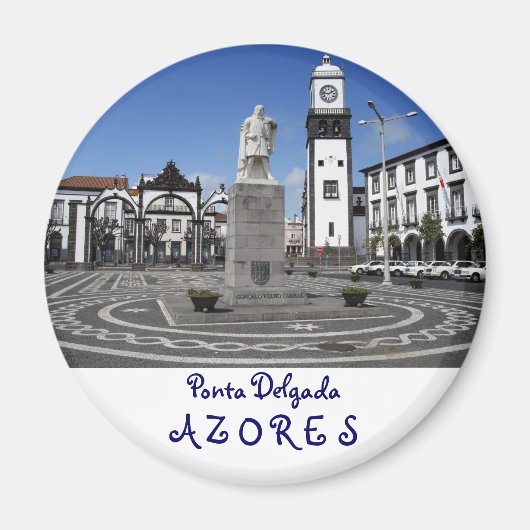 Ponta Delgada, Azoren Magneet (Voorkant)