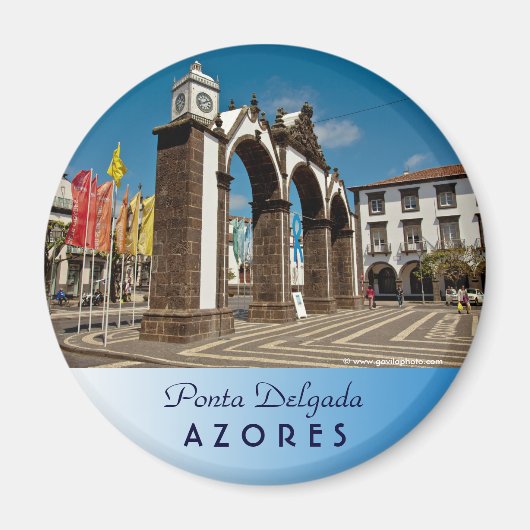 Ponta Delgada, Azoren Magneet (Voorkant)