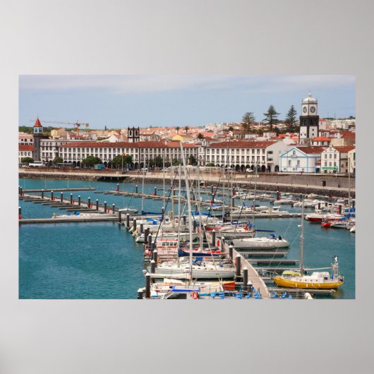 Ponta Delgada - Azoren Poster (Voorkant)