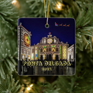 Ponta Delgada Azoren Schilderachtig Ornament