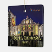 Ponta Delgada Azoren Schilderachtig Ornament (Links)