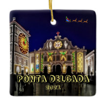 Ponta Delgada Azoren Schilderachtig Ornament