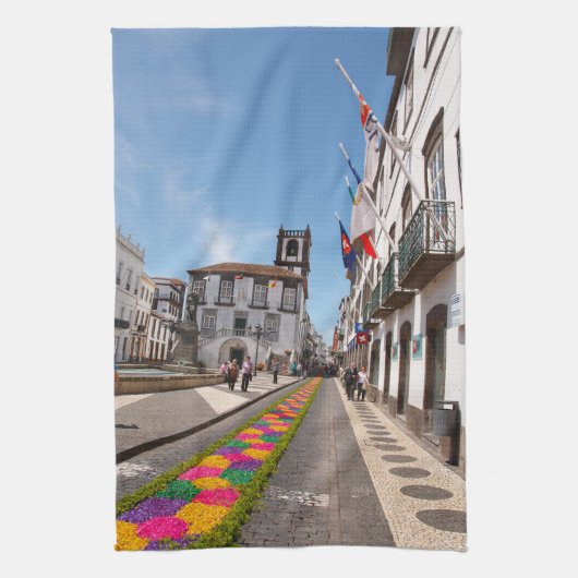 Ponta Delgada, Azoren Theedoek (Verticaal)