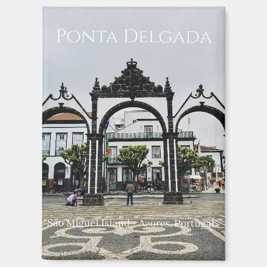 Ponta Delgada, Azores - São Miguel Island Portugal Magneet (Voorkant)