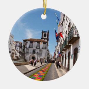 Ponta Delgada, de Azoren Keramisch Ornament