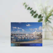 Ponta Delgada Marina Briefkaart (Staand voorkant)