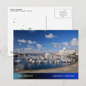 Ponta Delgada Marina Briefkaart (Voorkant / Achterkant)