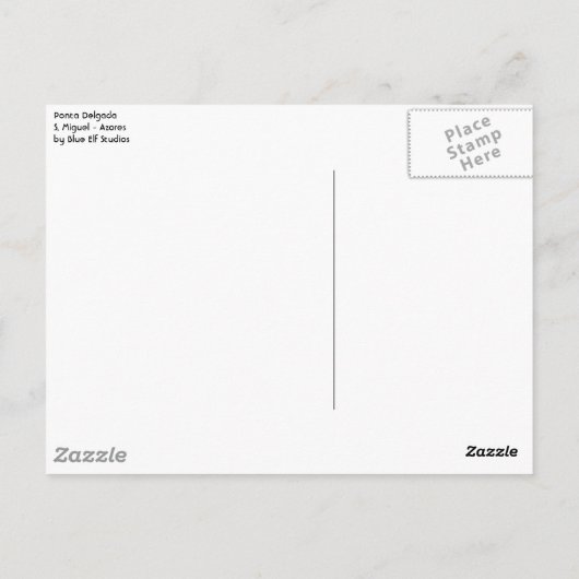 Ponta Delgada - Marine Briefkaart (Achterkant)