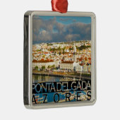 Ponta Delgada Metalen Ornament (Rechts)