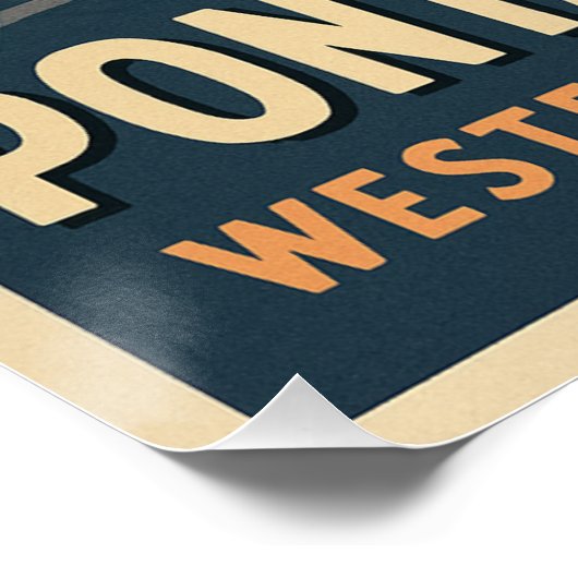 Ponta Delgada – Westerne rand van Europa Perfect Poster (Hoek)