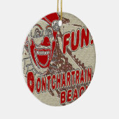 Pontchartrain Beach Clown Keramisch Ornament (Rechts)