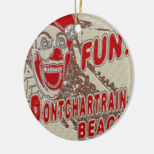 Pontchartrain Beach Clown Keramisch Ornament (Links)
