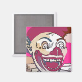 Pontchartrain Beach Clown Magneet (Voorkant / Achterkant)