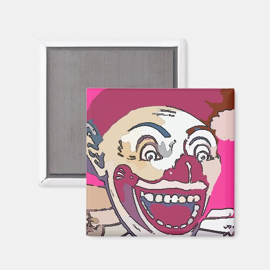 Pontchartrain Beach Clown Magneet (Voorkant / Achterkant)