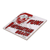 Pontchartrain Beach Clown Tegeltje (Zijkant)