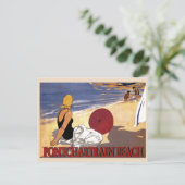 Pontchartrain Beach Familie Zwemmen Briefkaart (Staand voorkant)