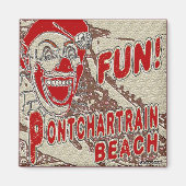 Pontchartrain Beach Fun Clown Magneet (Voorkant)