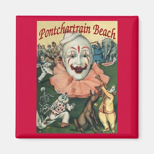 Pontchartrain Beach Magneet (Voorkant)