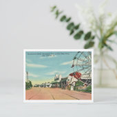 Pontchartrain Beach New Orleans Amusement Briefkaart (Staand voorkant)