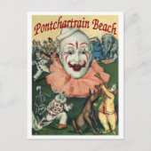 Pontchartrain Beach Poster Briefkaart (Voorkant)