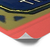 Pontchatoula Aardbeien,  katje Poster (Hoek)