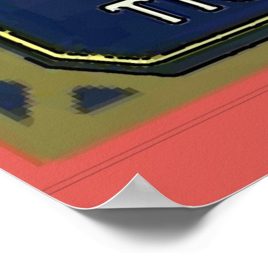 Pontchatoula Aardbeien, katje Poster (Hoek)