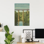 Pontcysyllte Aqueduct Wales Reisposter Poster (Thuiskantoor)