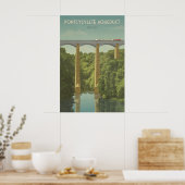 Pontcysyllte Aqueduct Wales Reisposter Poster (Keuken)