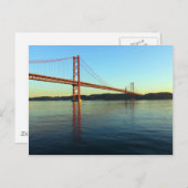 Ponte 25 de Abril, LIsboa, Portugal Briefkaart (Voorkant / Achterkant)