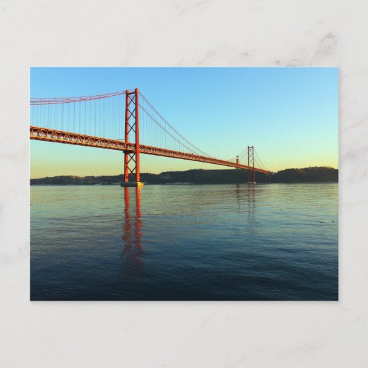 Ponte 25 de Abril, LIsboa, Portugal Briefkaart (Voorkant)
