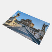 Ponte and Castle Sant'Angelo - Rome, Italië Deurmat (Schuin)