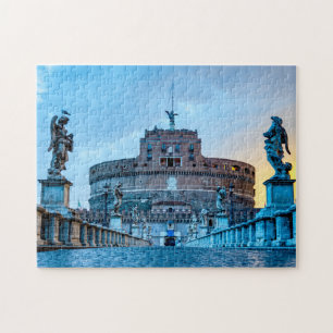 Ponte and Castle Sant'Angelo - Rome, Italië Legpuzzel